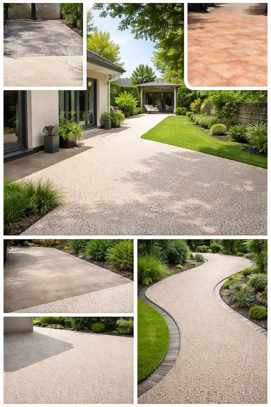 différents supports pour moquettes de pierre mcf terrassement