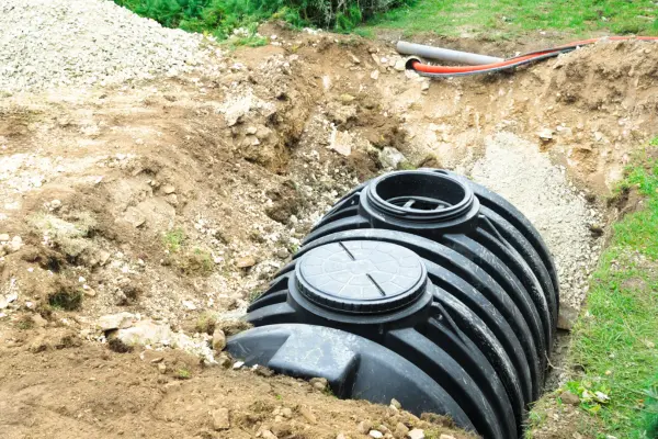 installation d'une fosse septique mcf terrassement à bellême